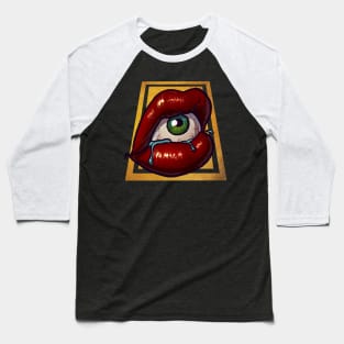 Red Lip Service Baseball T-Shirt